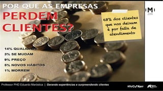 Professor PHD Eduardo Maróstica | Gerando experiências e surpreendendo clientes
 