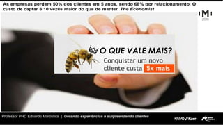 Professor PHD Eduardo Maróstica | Gerando experiências e surpreendendo clientes
 