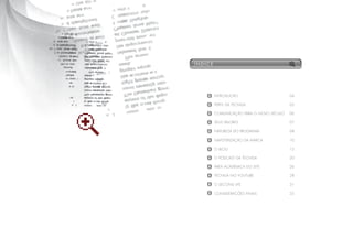 íNdiCe




         INTRODuçãO                       04

         PERFIL DA TECNISA                05

         COMuNICAçãO PARA O NOVO SÉCuLO   06

         SEuS VALORES                     07

         NATuREzA DO PROGRAMA             08

         NAPSTERIzAçãO DA MARCA           10

         O BLOG                           12

         O PODCAST DA TECNISA             20

         ÁREA ACADêMICA DO SITE           26

         TECNISA NO YOuTuBE               28

         O SECOND LIFE                    31

         CONSIDERAçõES FINAIS             35
 