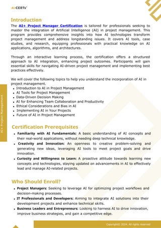 Master In Ai Project Management – Get Certified Today!. | PDF