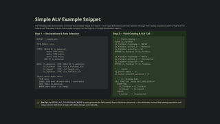 ALV Reports in ABAP – Simple ALV & Grid ALV Explained | PPTX