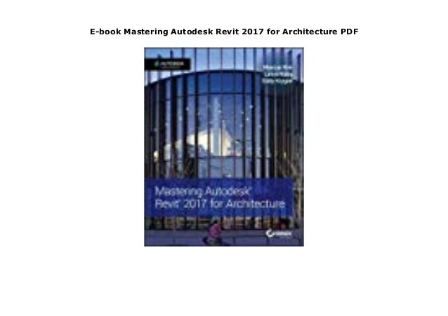 autodesk revit 2017 book pdf