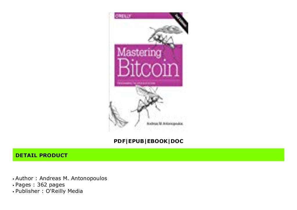 [PDF] Mastering Bitcoin: Programming the Open Blockchain