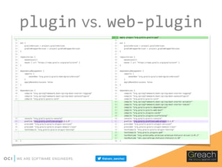 plugin vs. web-plugin
 
