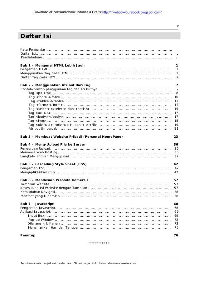 Contoh Kata Pengantar Ebook - Contoh Kee