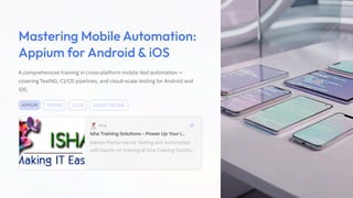 Mastering-Mobile-Automation-Appium-for-Android-and-iOS | PDF