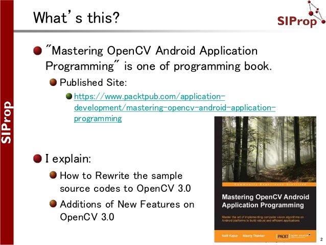 Supporting Opencv 3 0 For Quot Mastering Opencv Android