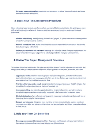 Mastering Project Time Management: The 5-Step Guide and Tips | PDF