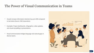 Team Learning Visual Dispensed and visual teams leadership: Geners & plans | PPTX