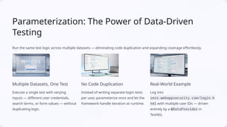 Test Data Management in Playwright (Java) | PPTX