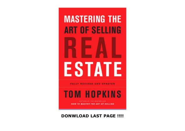 Mastering The Art Of Selling Real Estate Pdf