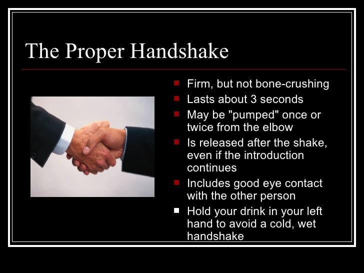Mastering The Handshake