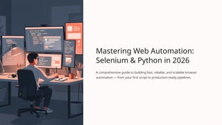 Mastering-Web-Automation-Selenium-and-Python-in-2026.pptx