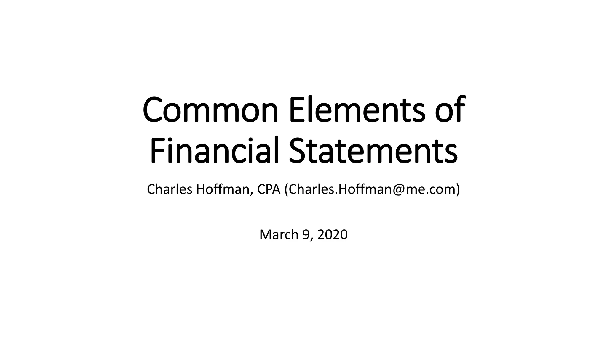 common-elements-of-financial-statements-ppt