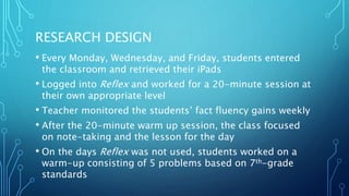 Mastering basic facts through the reflex program by Earbara Dotson | PPTX