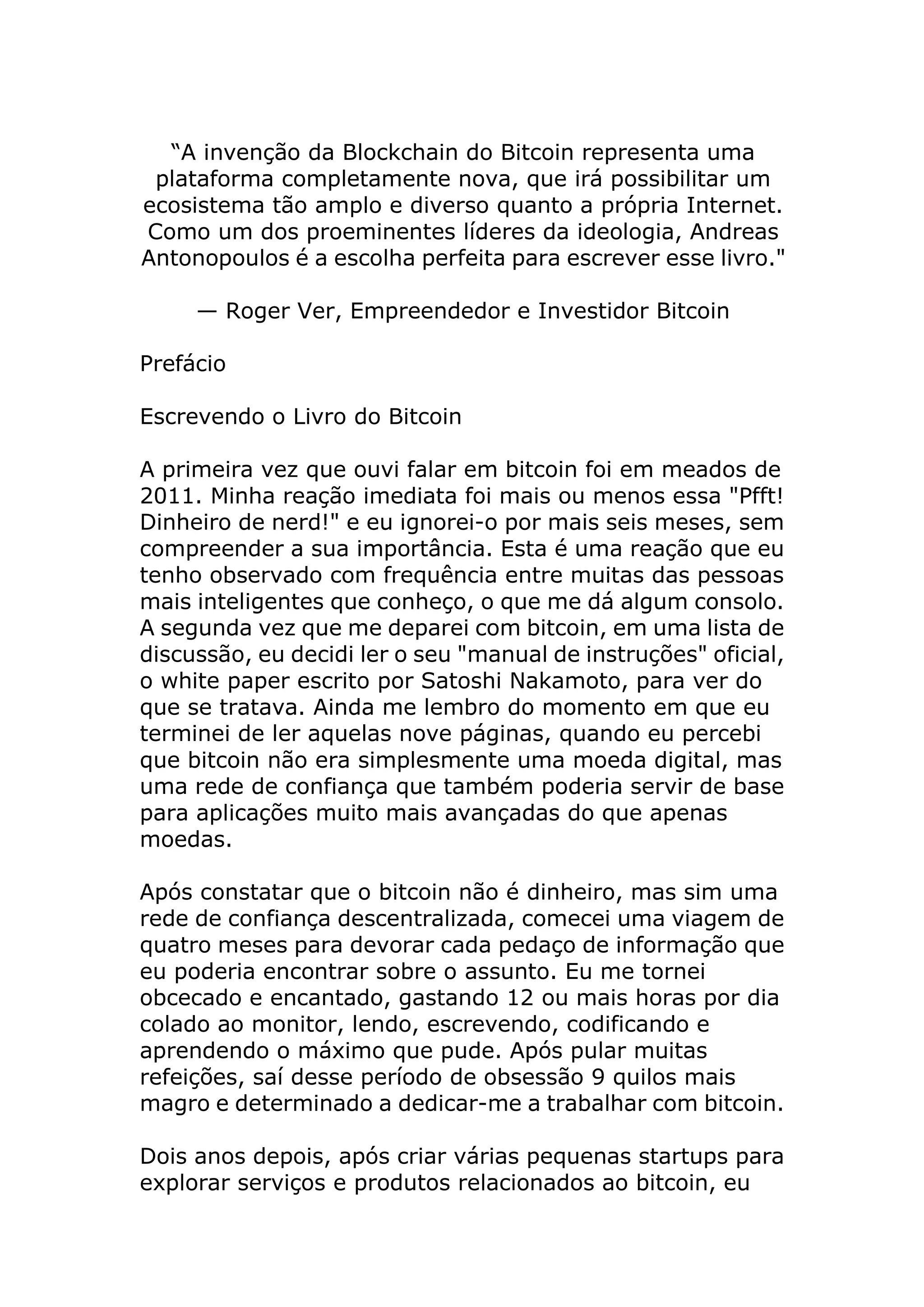 Mastering bitcoin em português completo | PDF