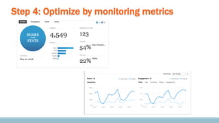 Step 4: Optimize by monitoring metrics

 