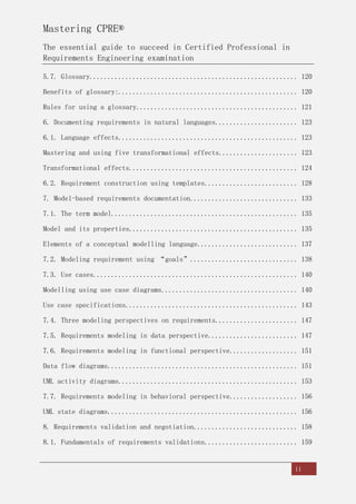 Mastering CPRE - Sample chapter | PDF