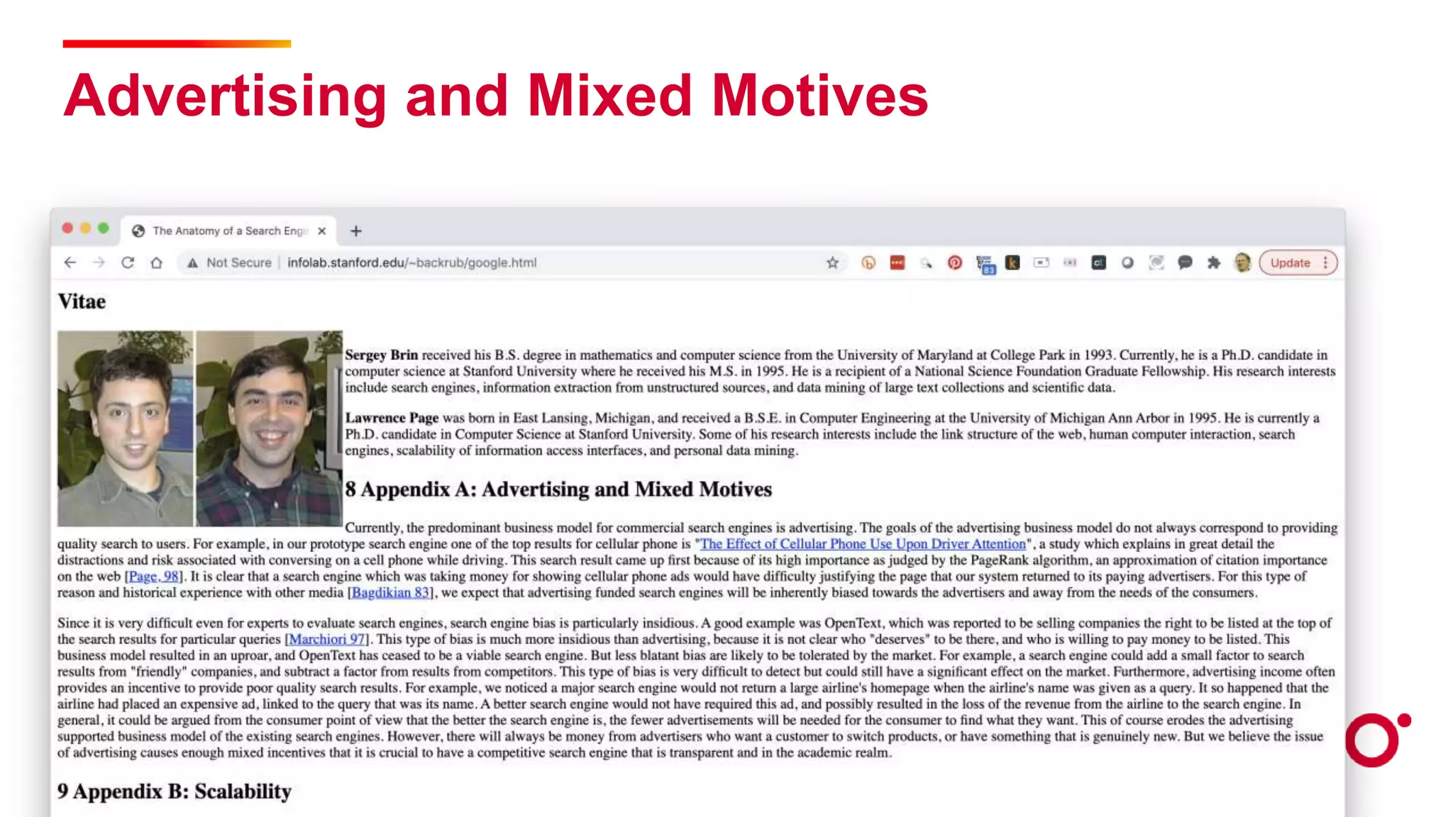 Advertising and Mixed Motives
 