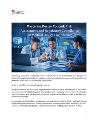Control Design Risk Mastering Design Control, Risk Assessment & Regulatory Compliance in ...