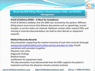 Mastering DME Billing Offshore Documentation^J CMNs^J and Modifier ...
