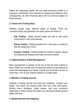 Mastering Forex Trading : A Comprehensive Guide to Success | PDF