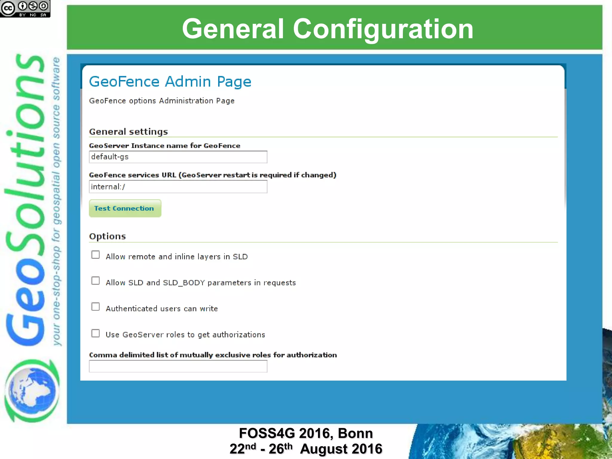 General Configuration
 