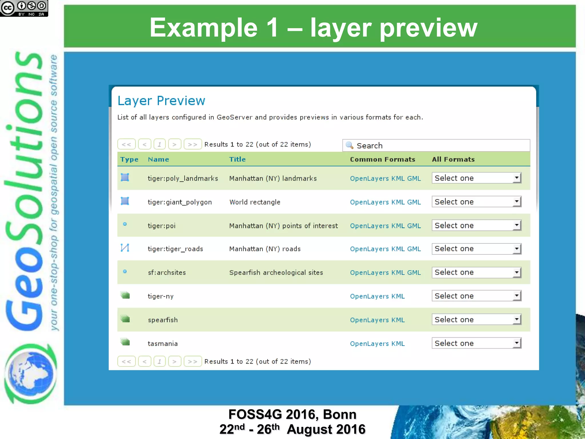 Example 1 – layer preview
 
