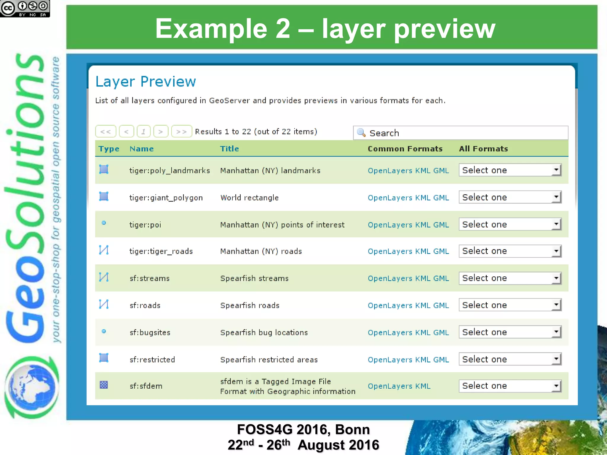 Example 2 – layer preview
 