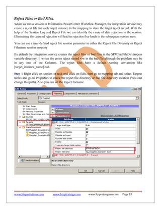 Mastering informatica log files | PDF