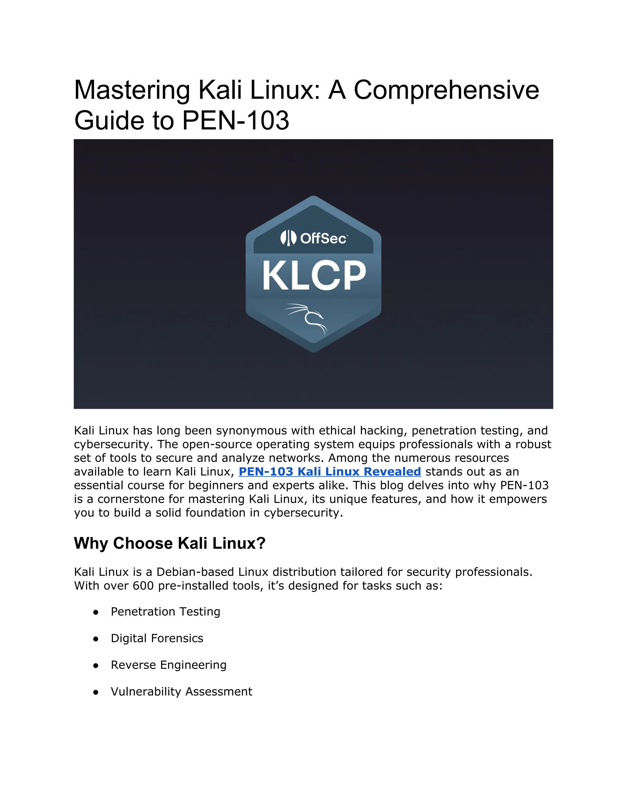 Mastering Kali Linux_ A Comprehensive Guide to PEN-103.docx