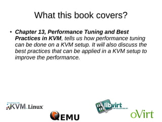 What this book covers?
● Chapter 12, Introduction to Openstack, covers the
most popular open source software platform to create
and manage public and private IaaS cloud. We will
explain the different components of OpenStack. You
will set up an OpenStack environment and will start
your first instance on it.
 