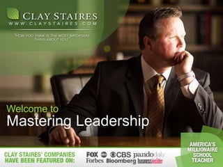Mastering Leadership
Welcome to
 