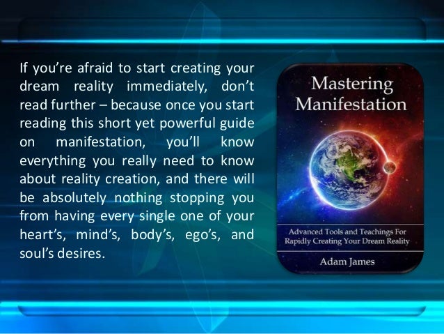 manifestation mastering