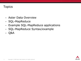 Mastering MapReduce: MapReduce for Big Data Management and Analysis | PPTX