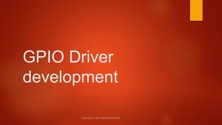 Part-1 : Mastering microcontroller with embedded driver development | PPTX