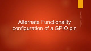 Part-1 : Mastering microcontroller with embedded driver development | PPTX
