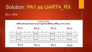 Part-1 : Mastering microcontroller with embedded driver development | PPTX