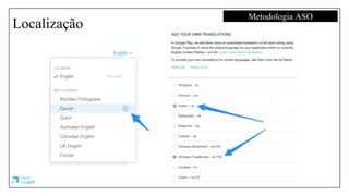 Localização
Metodologia ASO
 