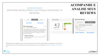 ACOMPANHE E
ANALISE SEUS
REVIEWS
 