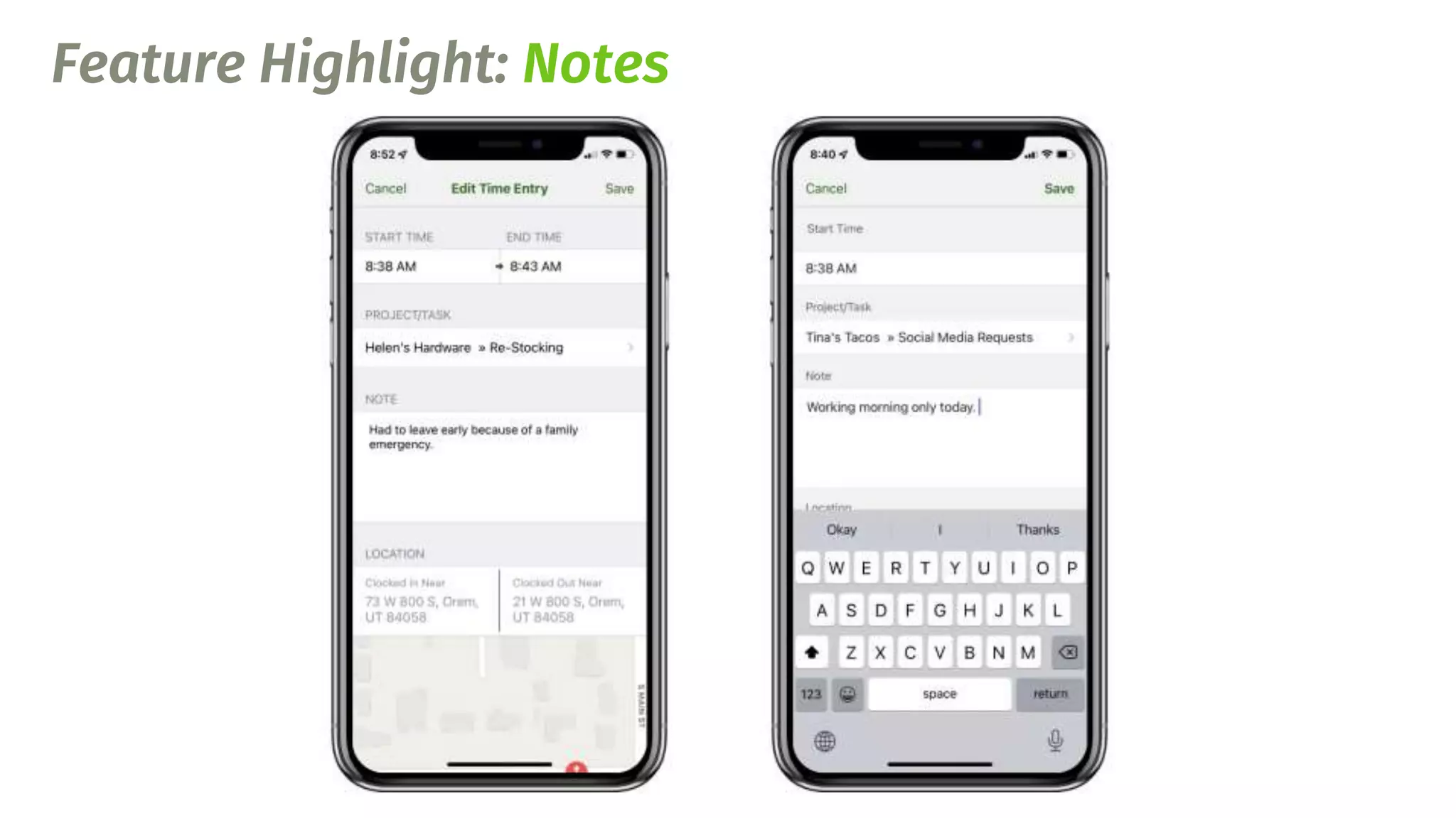 Feature Highlight: Notes
 