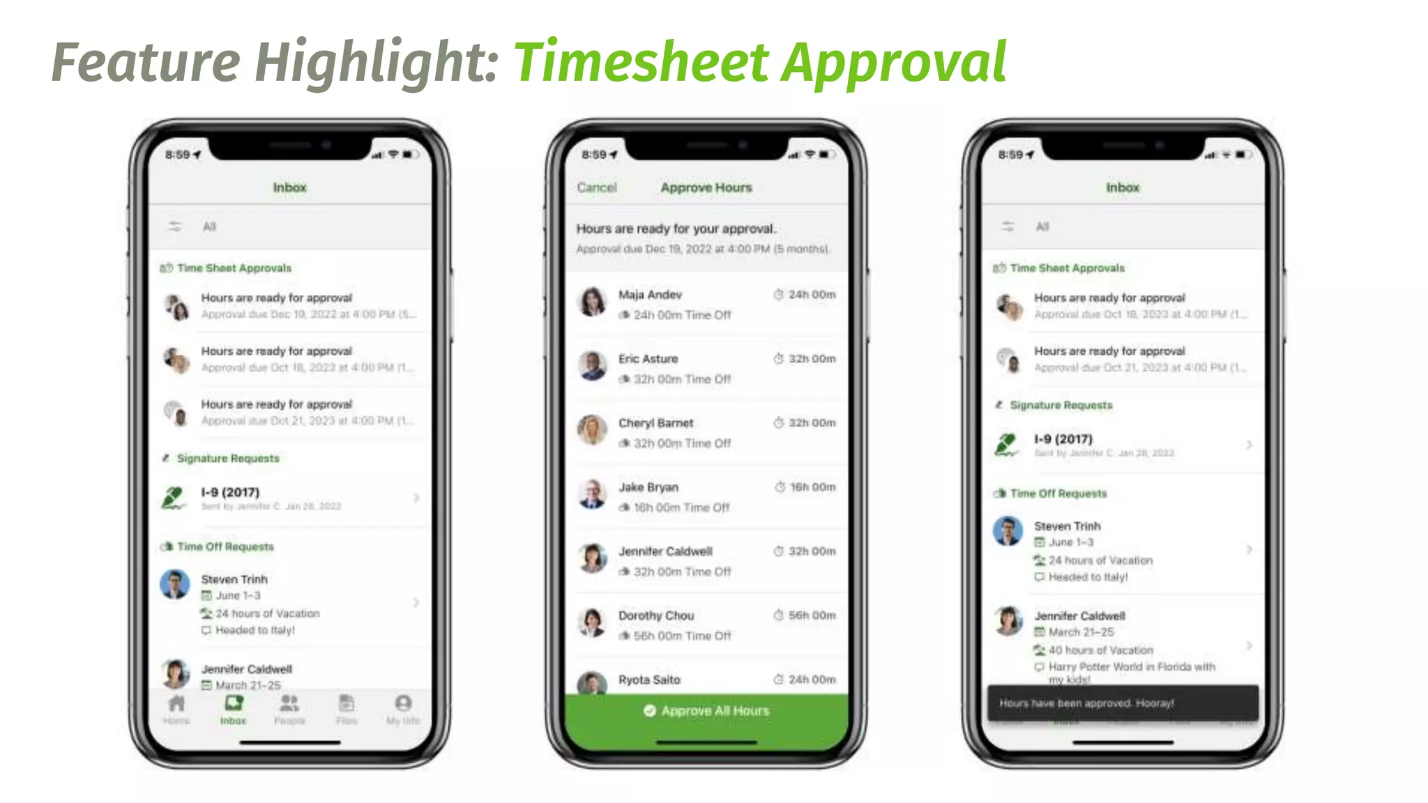 Feature Highlight: Timesheet Approval
 