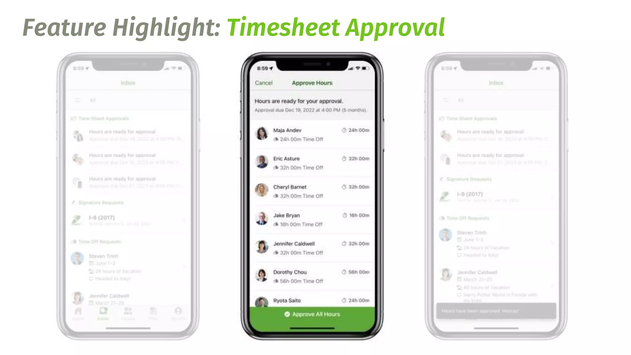 Feature Highlight: Timesheet Approval
 