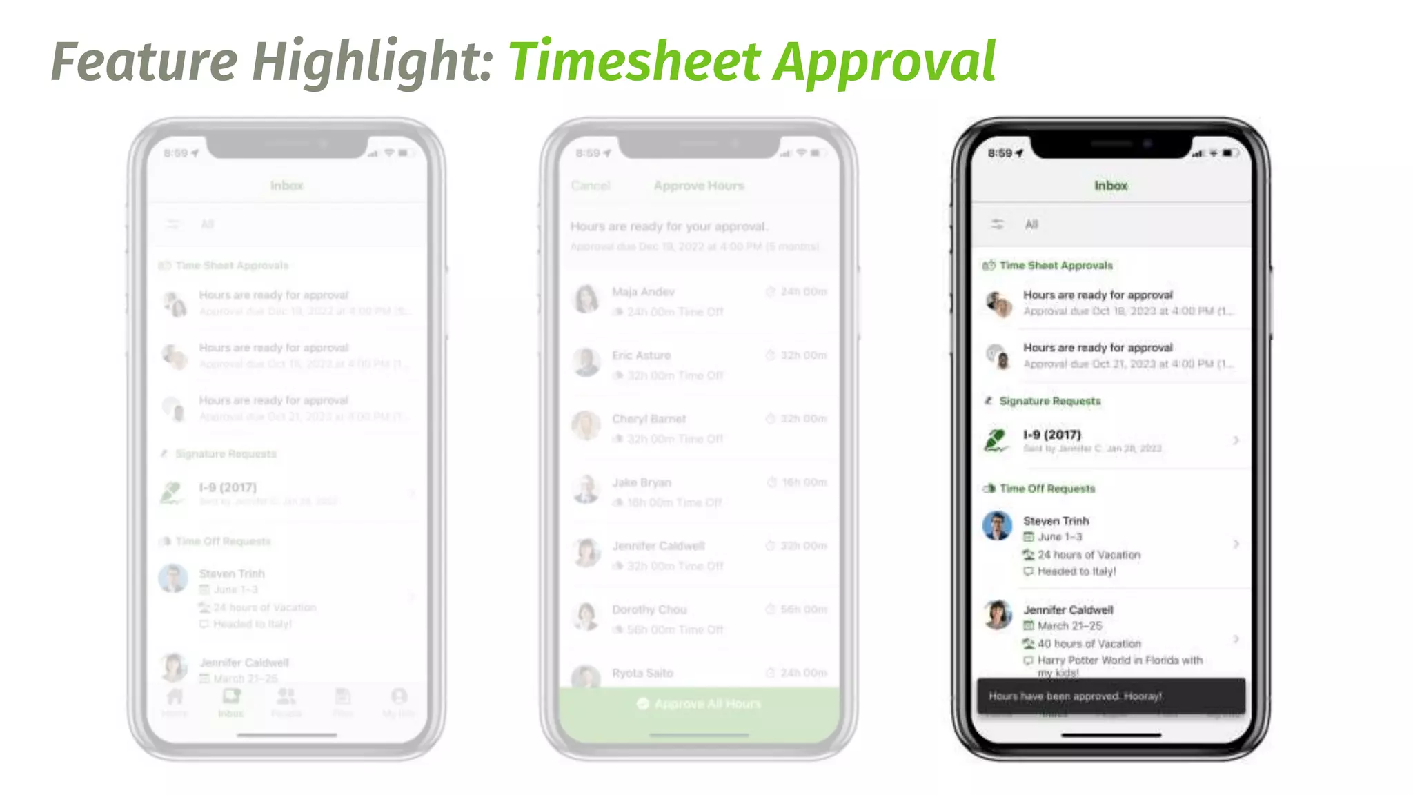 Feature Highlight: Timesheet Approval
 