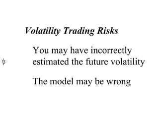 Mastering option trading volatility | PDF