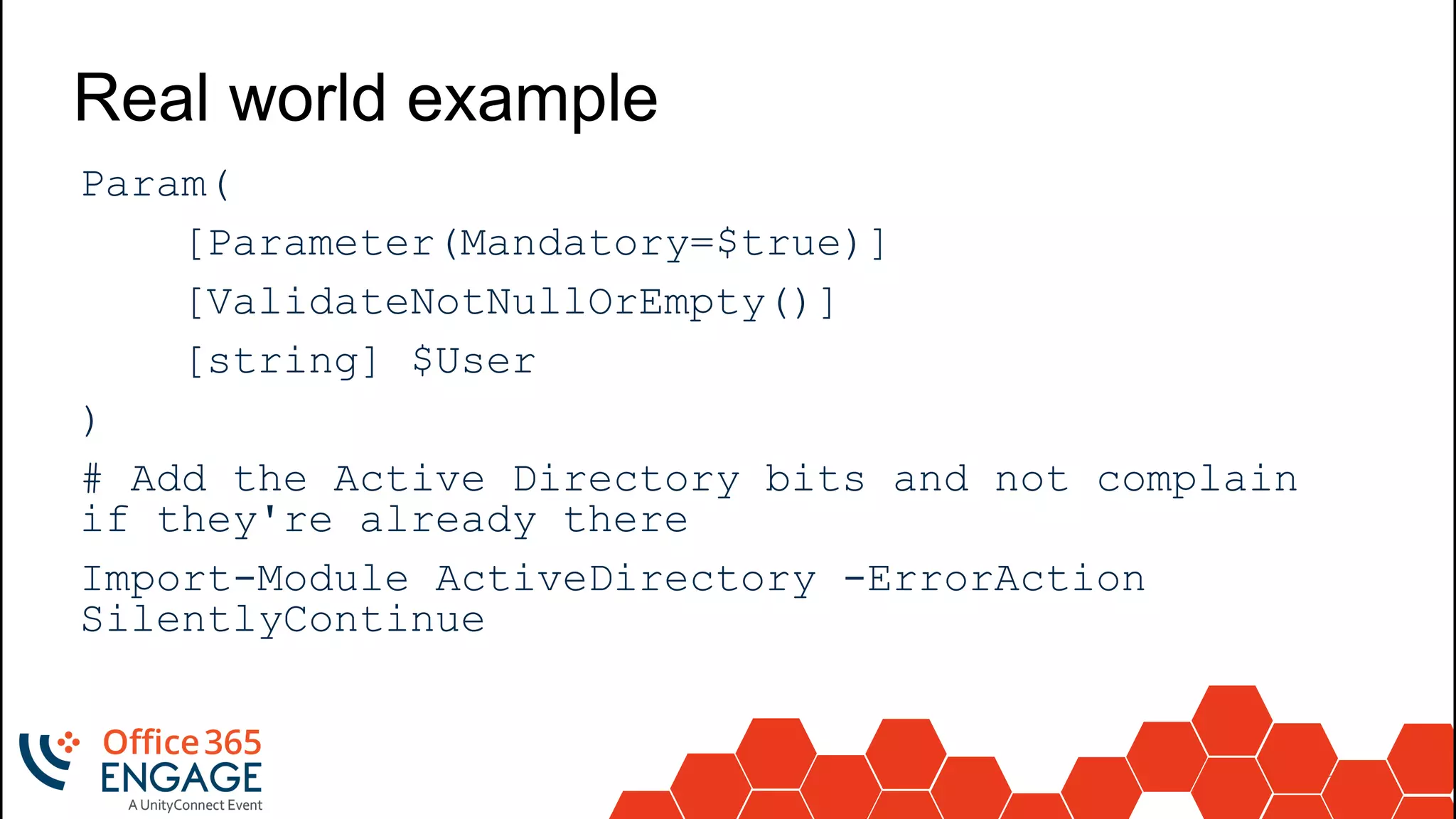 O365Engage17 - Mastering power shell with office 365 | PPT
