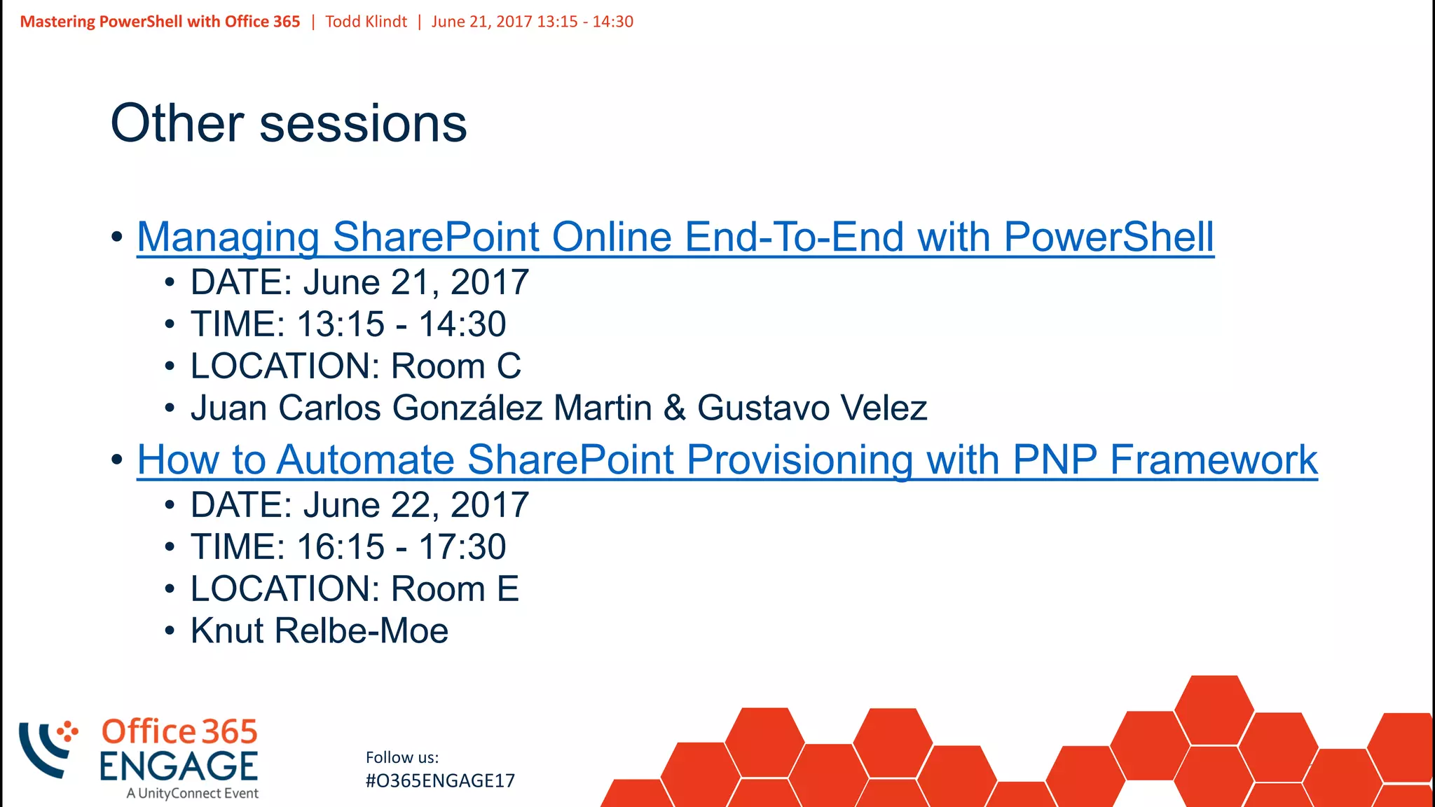 O365Engage17 - Mastering power shell with office 365 | PPT