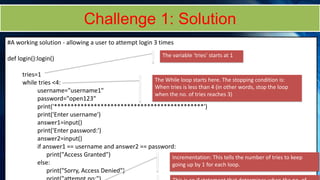 Mastering Python lesson 3a | PPT