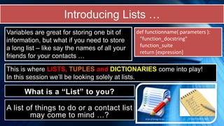 Mastering Python lesson 5a_lists_list_operations | PPT