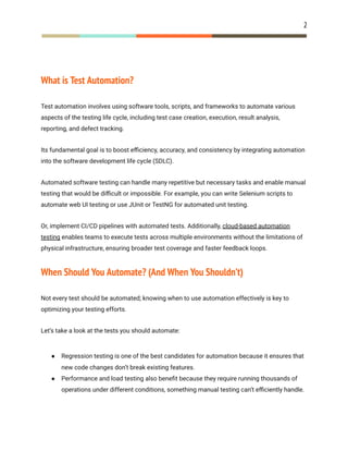 Mastering Software Test Automation: A Comprehensive Guide for Beginners ...
